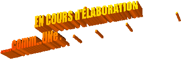 EN COURS d'ÉLABORATION
......comm...UNe . . . . .